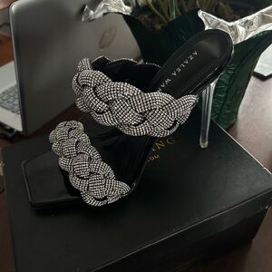 Azalea Wang Grace Heels (Black), Size 6